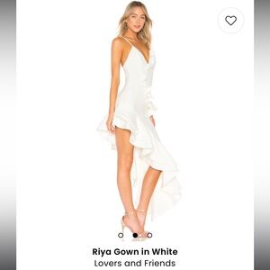 Riya White Gown - Lovers and Friends